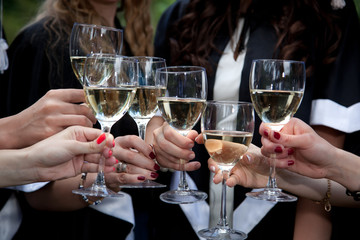 Bachelor's graduates celebrate