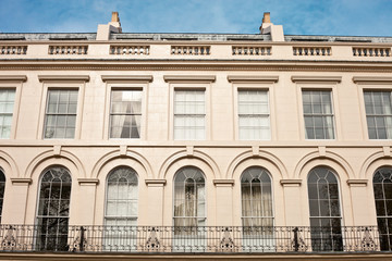 Fototapeta na wymiar Londyn budynki regencji