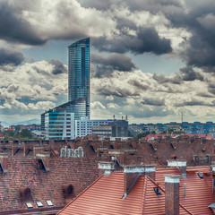 The roofs of Wrocław (Poland)