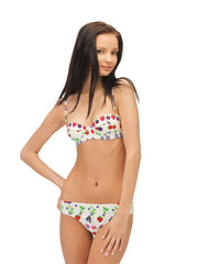 Obraz premium beautiful woman in bikini