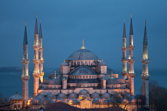 The Blue Mosque at dawn