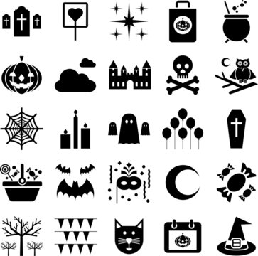 Halloween icons