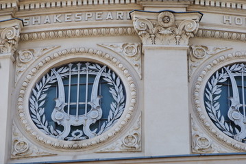 windows with ornaments of the Romanian Atheneum