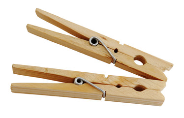 wooden clothes pin