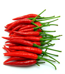 Red Hot Chili and Green Bell Pepper