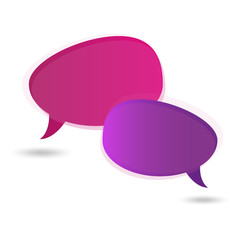 speech bubbles - text frame