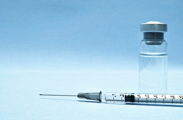 Vials of medications.