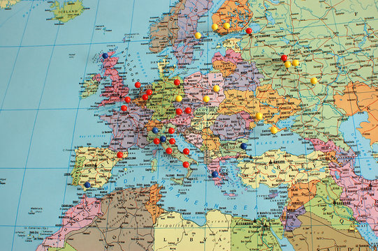 Europe Map © Natalia Danecker