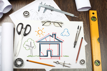 Tools and papers on the table