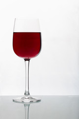 Glasses with wine