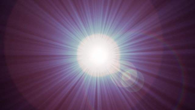 Bright light explosion fades away to nothing.