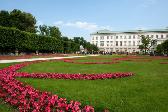 mirabell garden salzburg-austria