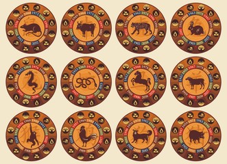 Chinese Zodiac Set