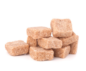 Lump brown cane sugar cubes