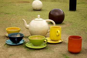 set of ceramic