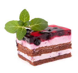 Delicious  cake piece