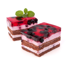 Delicious  cake piece