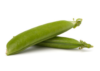 Fresh green pea pod