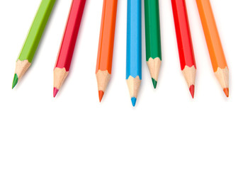 Fototapeta premium Colouring crayon pencils