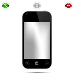 Vector illustration of the mobil phone