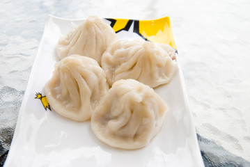 Chinese style meat dumplings