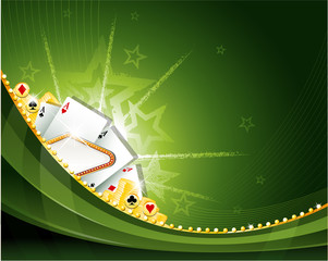 Casino cambling background elements