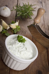 Kräuterquark mit Knoblauch