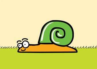 Happy snail