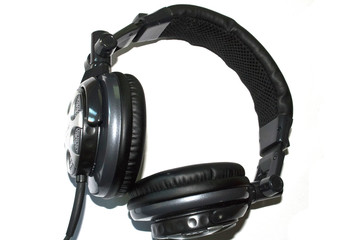 Black headphones