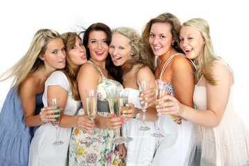 Gruppe junger Frauen