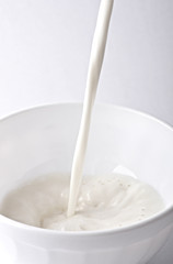 The milk