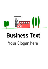 Fototapeta premium Logo Architektur