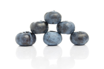 Blueberries Isolated on White Background