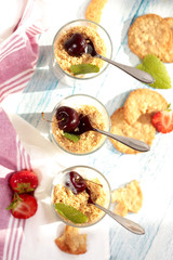Dessert von Oben