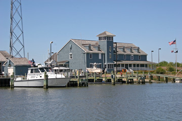 Okracoke harbour