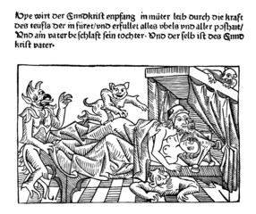 Antichrist Conception - 14th century