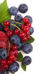 Berry mix - raspberries and blueberries