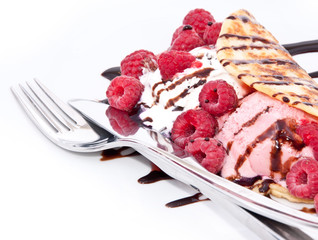 Fresh Raspberry ice cream