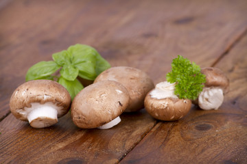 Champignons mit Gewürzen