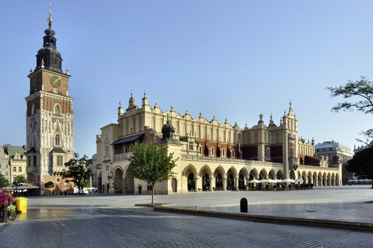 Fototapeta Main Market Square (Rynek) in Krakow, Poland