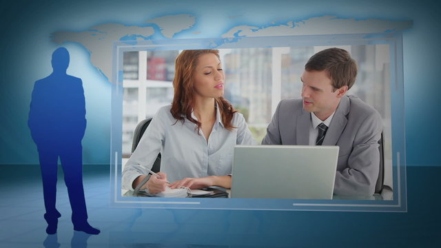 Business videos montage