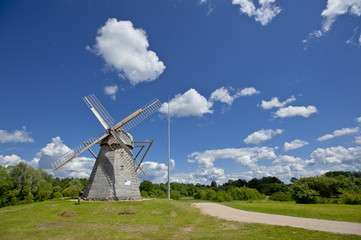 Old mill by the road