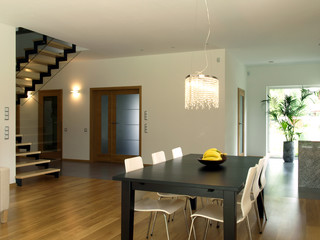 Open dining room