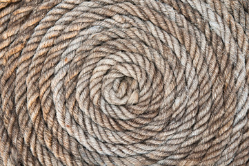 old rope close up background