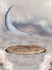 Fantasy moon