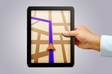 Touchpad gps
