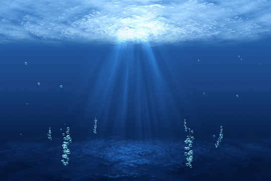 Unterwasserhintergrund Querformat