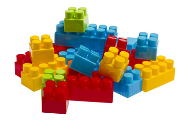 blocks plastic toy blocks, red, blue, green, yellow