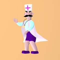 Figure of the doctor