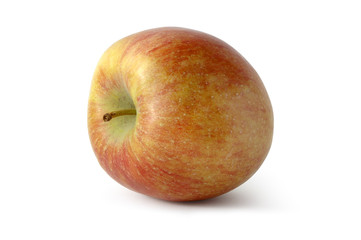 Apple, on side, ripe